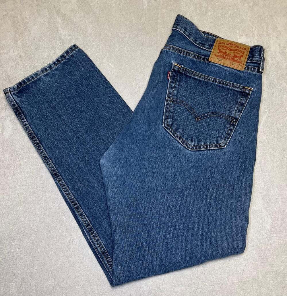 Levi's 505 Regular Fit Jeans 36x30